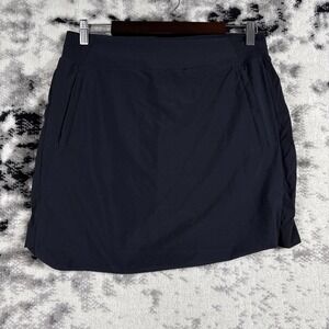 Athleta Brooklyn Skort Womens Size 10 Black Performance Stretch‎ Athleisure Golf